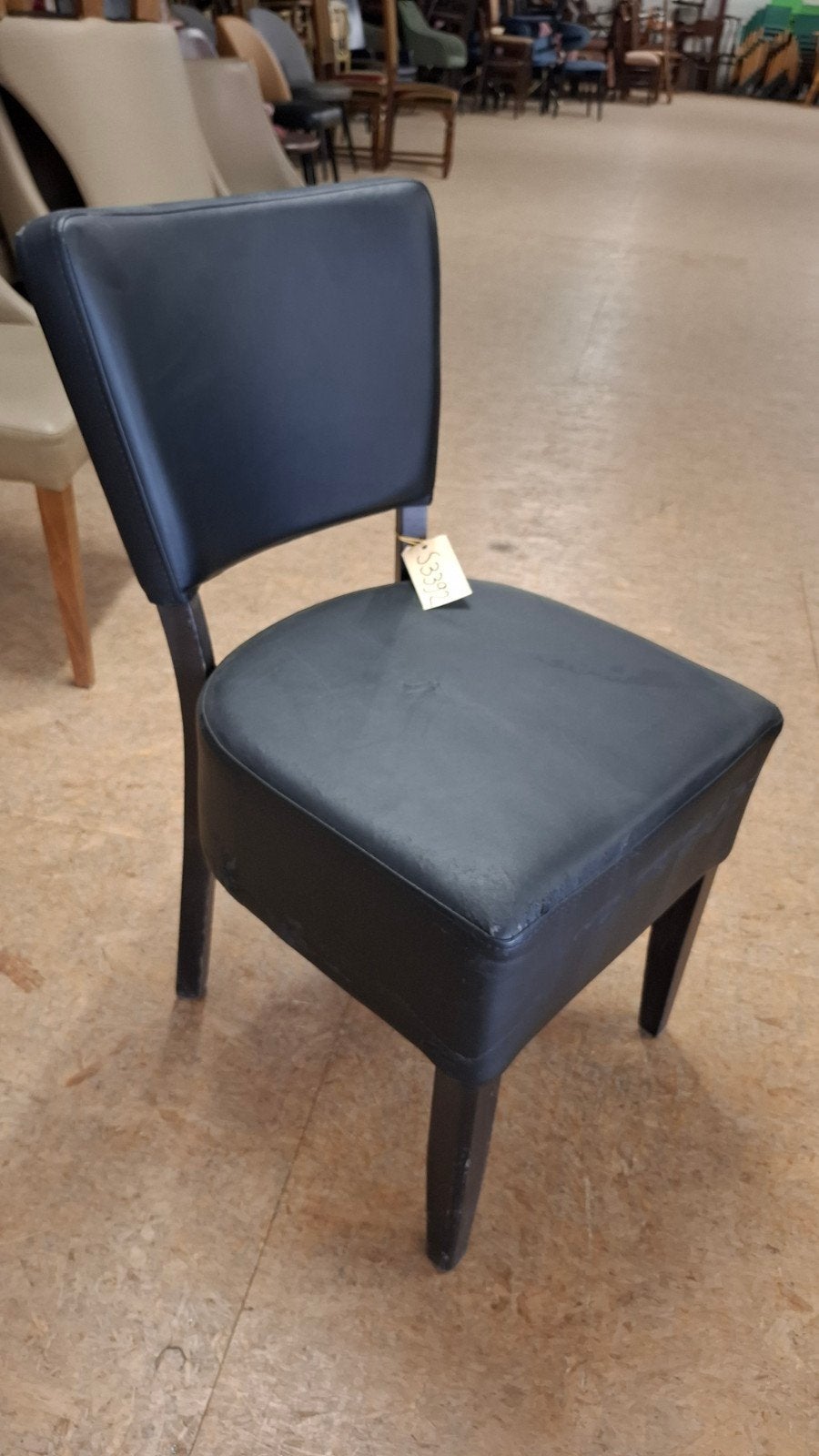 11 lisa horeca cafe mancave partij stoelen, Ophalen of Verzenden, Zwart, Leer, Vijf, Zes of meer stoelen