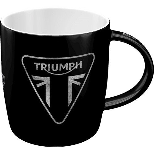 Triumph logo mok zwart reclame mok koffie beker, Ophalen of Verzenden, Nieuw, Auto's
