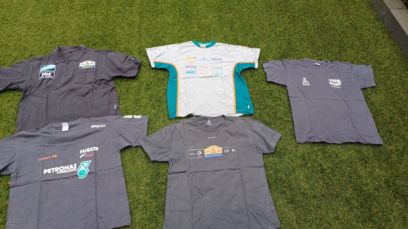 5 DAKAR Rally T-shirts - Diverse Merken en Maten, Ophalen of Verzenden, Gedragen