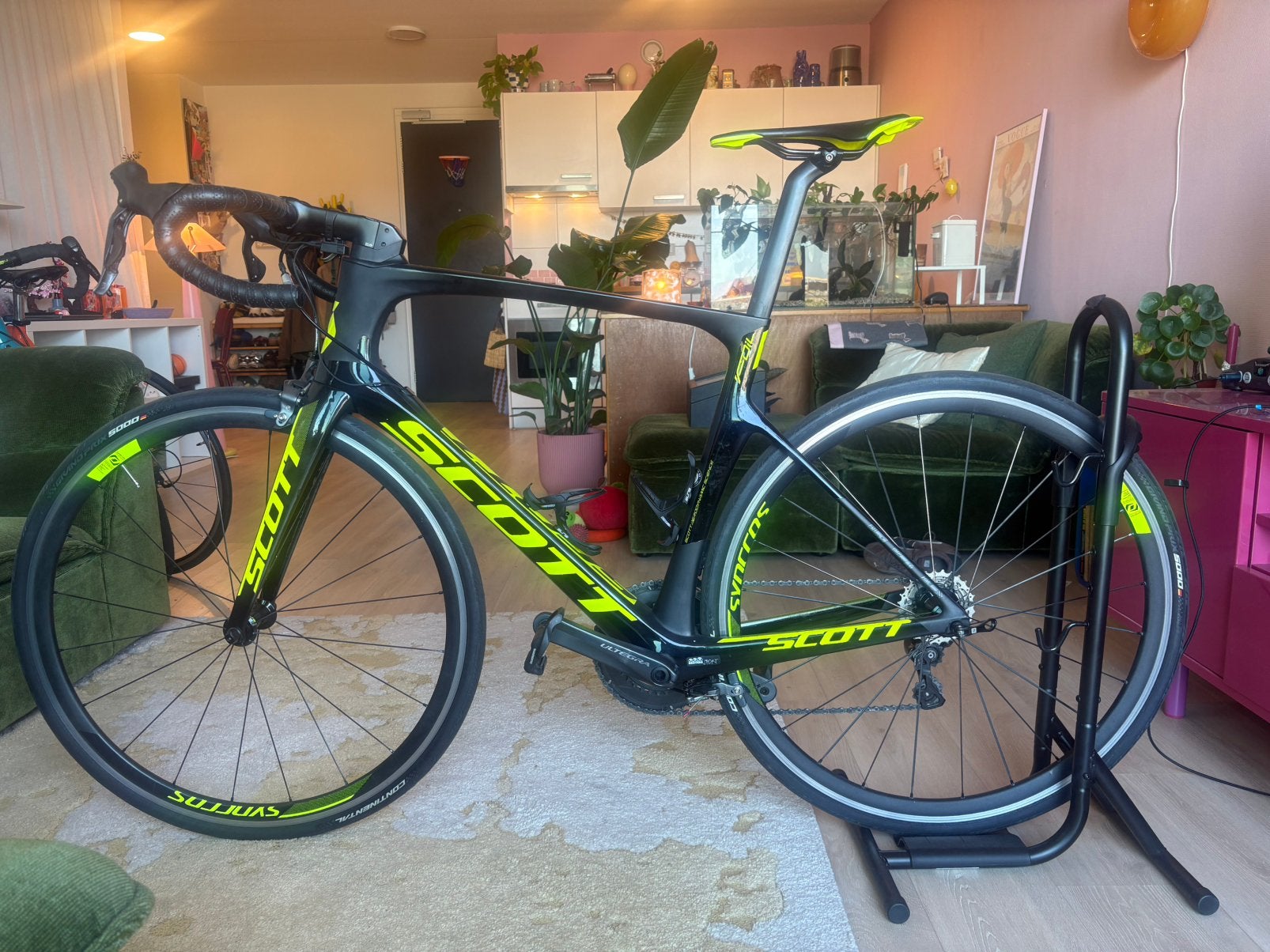 Scott Foil 10 Ultegra Di2 (56), Fietsen en Brommers, Carbon, Zo goed als nieuw, Meer dan 20 versnellingen, 53 tot 57 cm