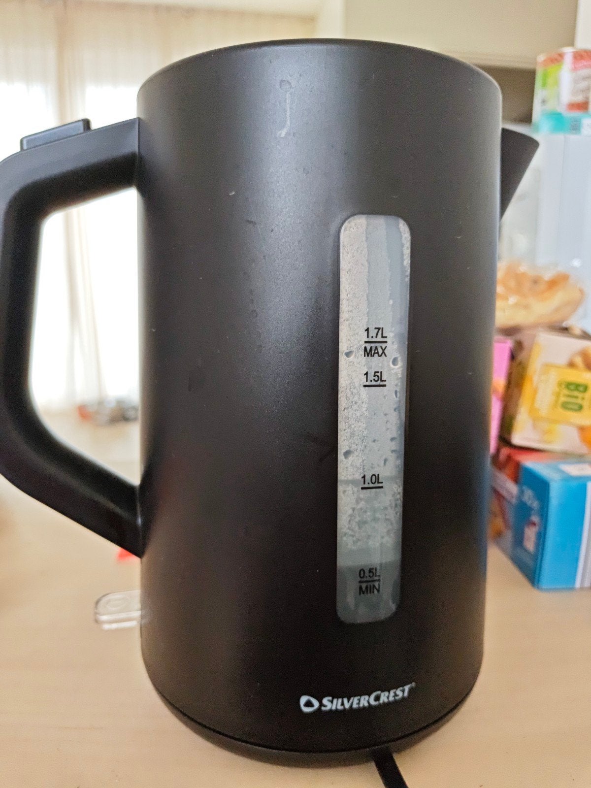 SilverCrest Waterkoker Zwart - 1.7L, Ophalen
