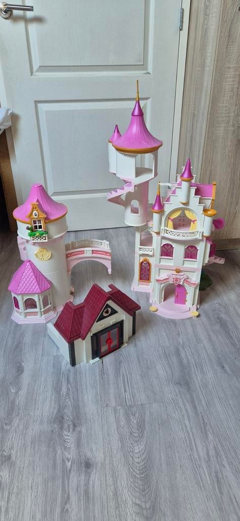 Grote Playmobil Kasteel & Huis met Ton Losse Onderdelen, Kinderen en Baby's, Speelgoed | Playmobil, Gebruikt, Complete set, Ophalen
