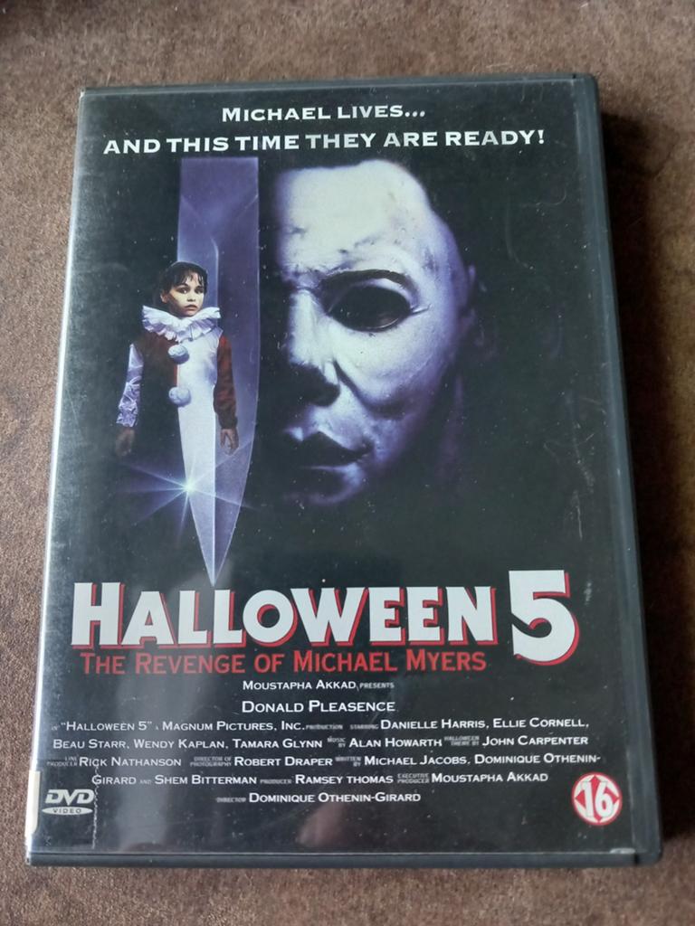 Halloween 5: The Revenge of Michael Myers DVD, Vanaf 16 jaar, Ophalen of Verzenden, Gebruikt, Slasher