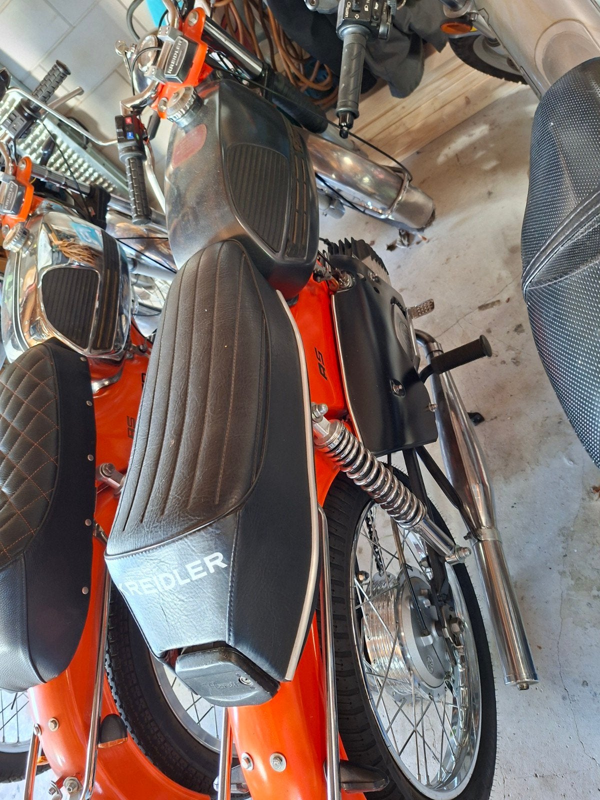 kreidler 5 bak indirekt grote naven knipperlichten met accu, Ophalen of Verzenden, Gebruikt