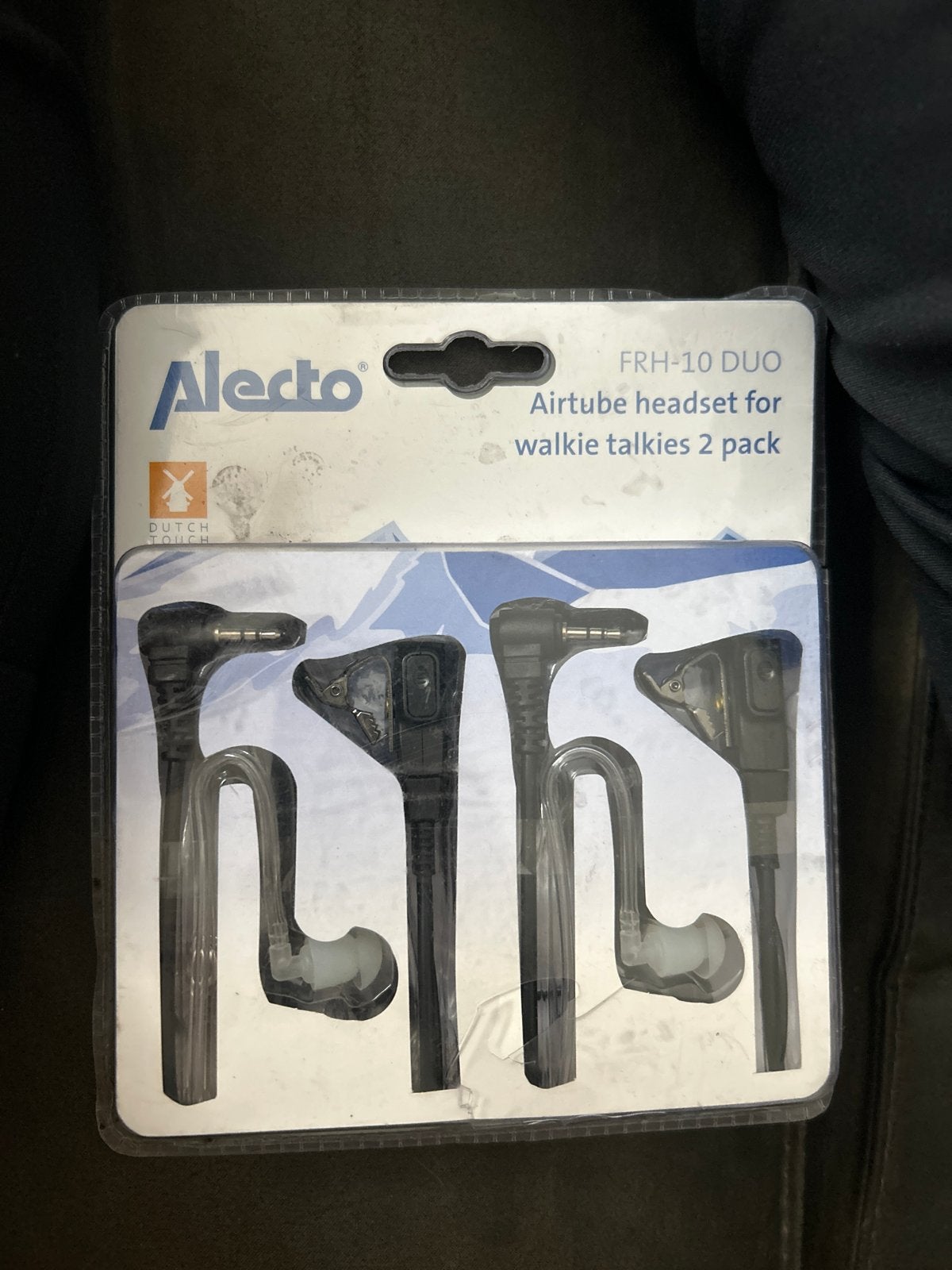 Alecto FRH-10 DUO Airtube Headset voor Walkietalkies (2-pack, Ophalen of Verzenden, Nieuw