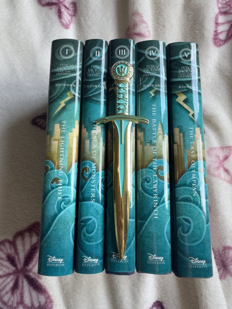 Percy Jackson Riptide sword letter opener Illumicrate, Verzamelen, Verzenden, Zo goed als nieuw