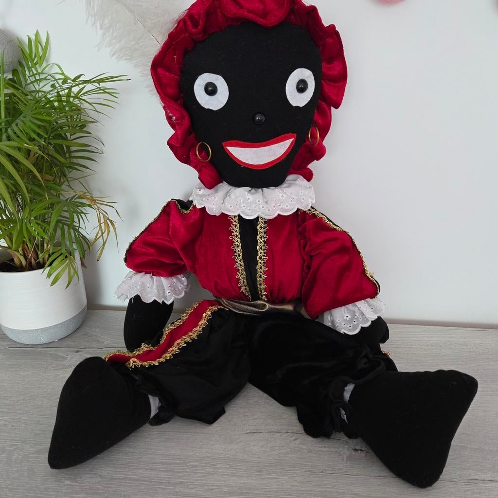 Grote Piet pop van 70 cm, Ophalen of Verzenden, Zo goed als nieuw, Overige typen
