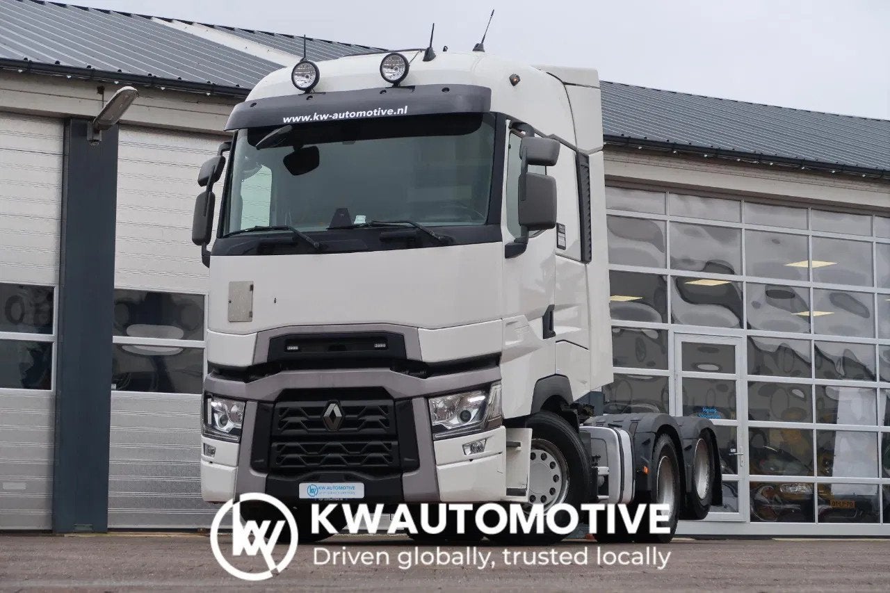 Renault T520 6x2/ RETARDER/ FULL AIR/ HYDRAULICS/ BOOGIE, Automaat, Euro 6, Renault, Bedrijf
