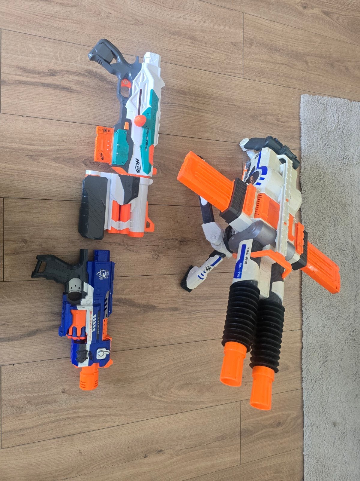 3 Nerf geweren, Ophalen, Zo goed als nieuw