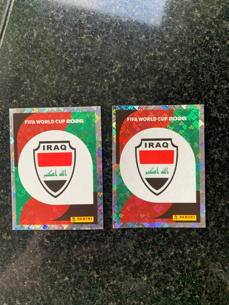 Iraq (WK 2026 Panini stickers), Ophalen of Verzenden, Zo goed als nieuw, Meerdere stickers