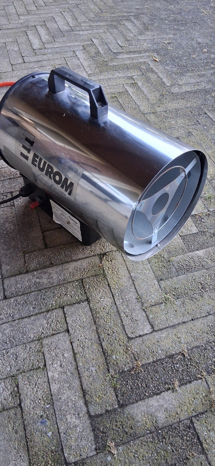Euromac  HK15 Heteluchtkanon Gasheater werkpltsverwarming, Doe-het-zelf en Verbouw, Ophalen, Gebruikt, 800 watt of meer, Kachel