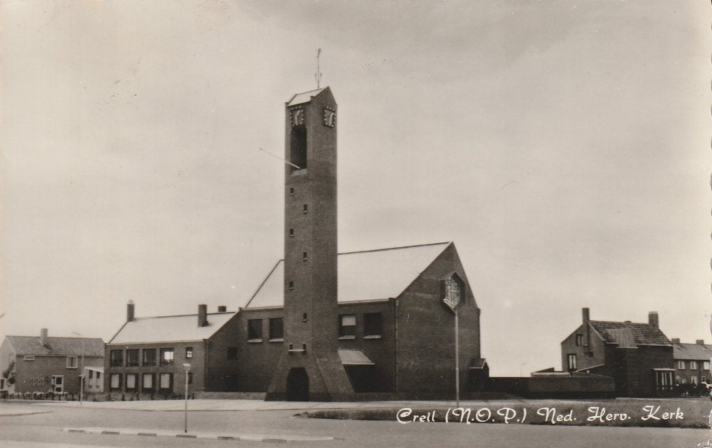 Creil, Ophalen of Verzenden, 1940 tot 1960, Gelopen, Flevoland