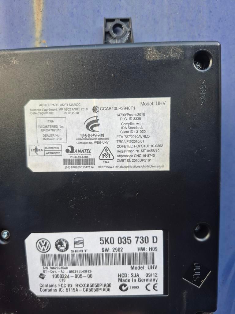 Volkswagen Bluetooth module, Ophalen of Verzenden