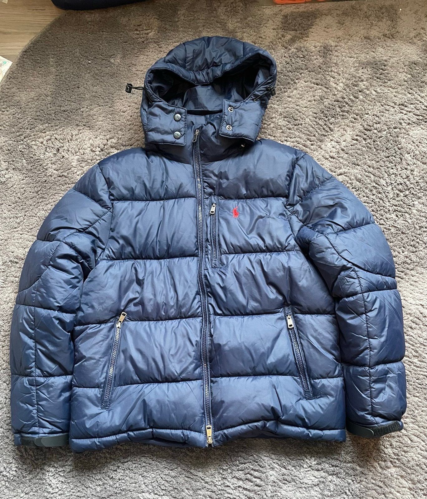 Polo Ralph Lauren donsjas - Maat s, Kleding | Heren, Ophalen of Verzenden, Zo goed als nieuw, Maat 46 (S) of kleiner, Blauw