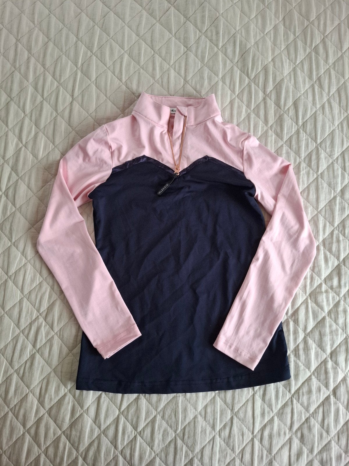 La valencio paardrijshirt met lange mouwen. Zgan maat 128, Dressuur, Ophalen of Verzenden, Zo goed als nieuw, La Valencio