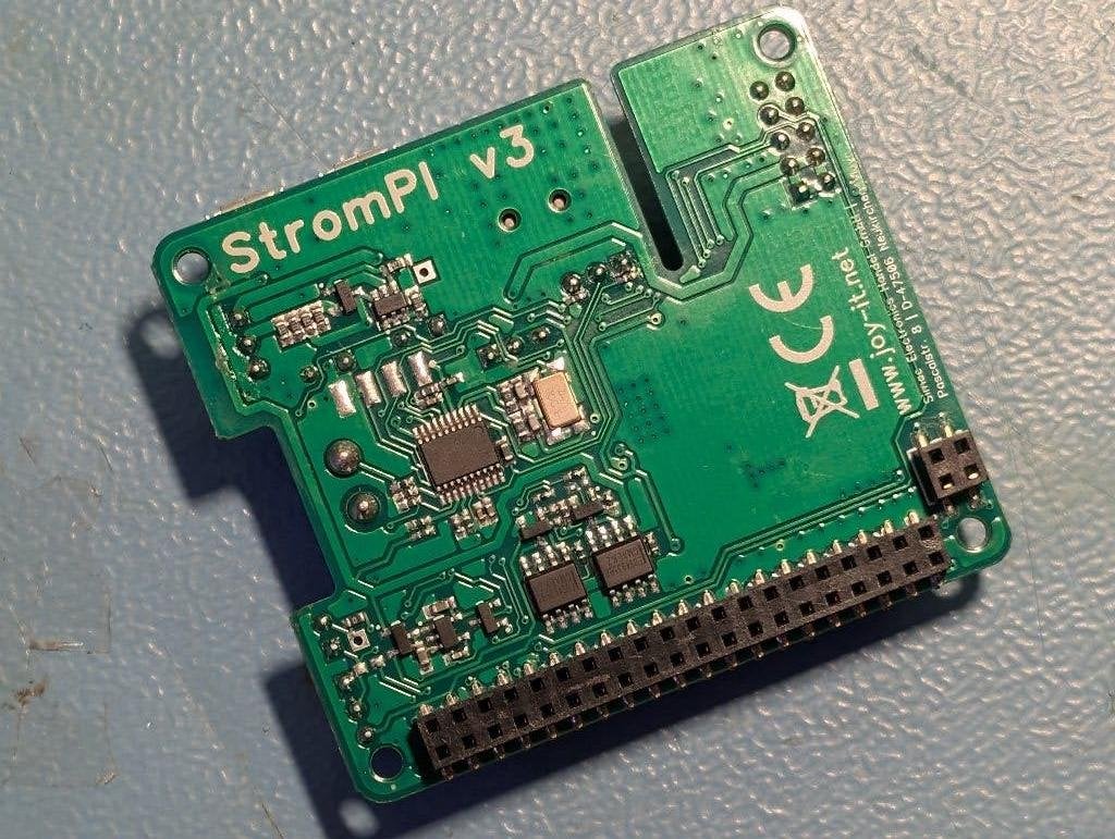 Joy-IT StromPi 3 Raspberry Pi voedings- en UPS-shield, Ophalen of Verzenden, Gebruikt