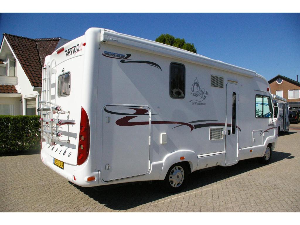 Rapido Le Randonneur 9083 DF Dwarsbed, XXL Garage, Caravans en Kamperen, Integraal, Airbags, Ringverwarming, Fiat
