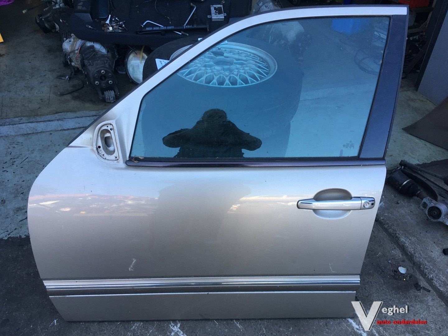 Mercedes W210 sedan 2.0 B  2500062  2001  Portier Linksvoor, Auto-onderdelen, Ophalen, Gebruikt, -, Deur