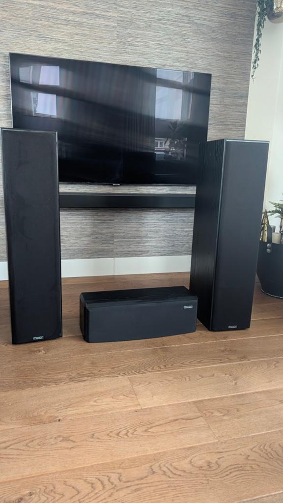 Mission 733 en 75C luidsprekers - Surroundset, Audio, Tv en Foto, Luidsprekers, Gebruikt, 60 tot 120 watt, Surroundset zonder subwoofer