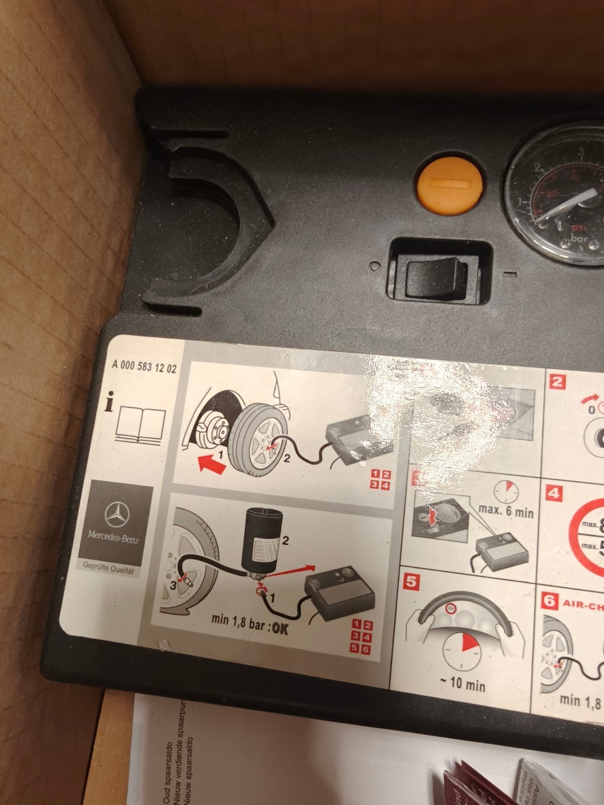 Mercedes-Benz TIREFIT bandenreparatieset, Ophalen of Verzenden, Nieuw
