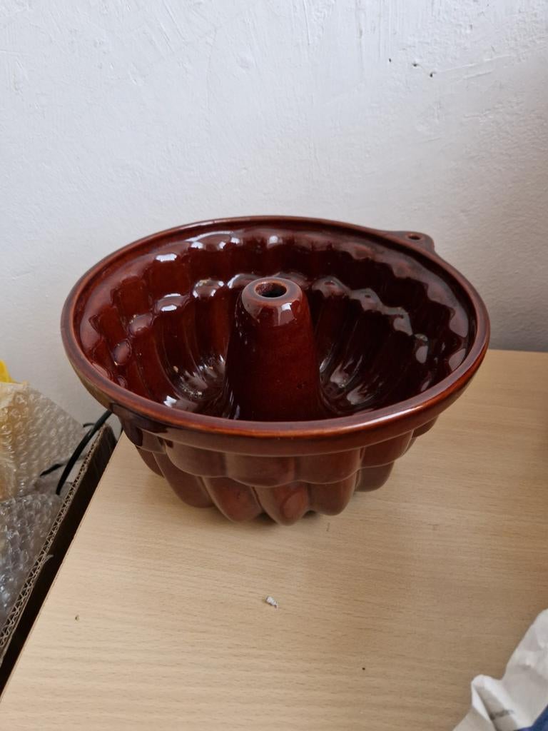 Vintage grote tulband puddingvorm West Germany., Ophalen of Verzenden