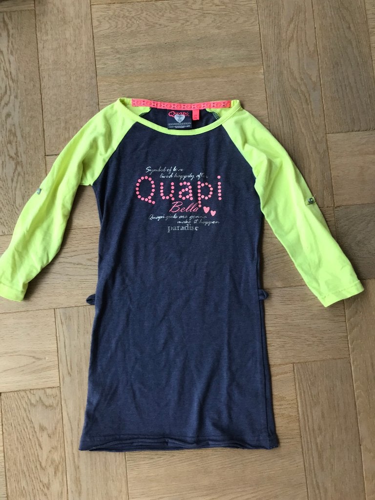 ZGAN jurkje van Quapi met oprolbare mouwen 110/116, Kinderen en Baby's, Kinderkleding | Maat 110, Meisje, Ophalen of Verzenden