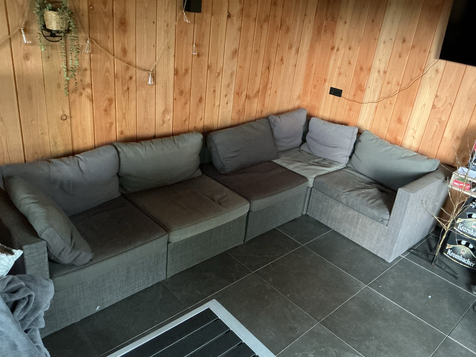 Tuin loungeset GRATIS, Tuin en Terras, Tuinsets en Loungesets, Ophalen of Verzenden, Gebruikt, Kunststof