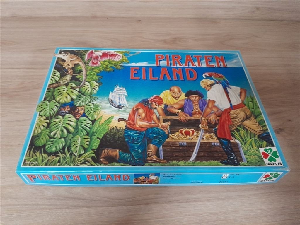 Piraten Eiland - s1315, Hobby en Vrije tijd, Gezelschapsspellen | Bordspellen, Verzenden, Zo goed als nieuw