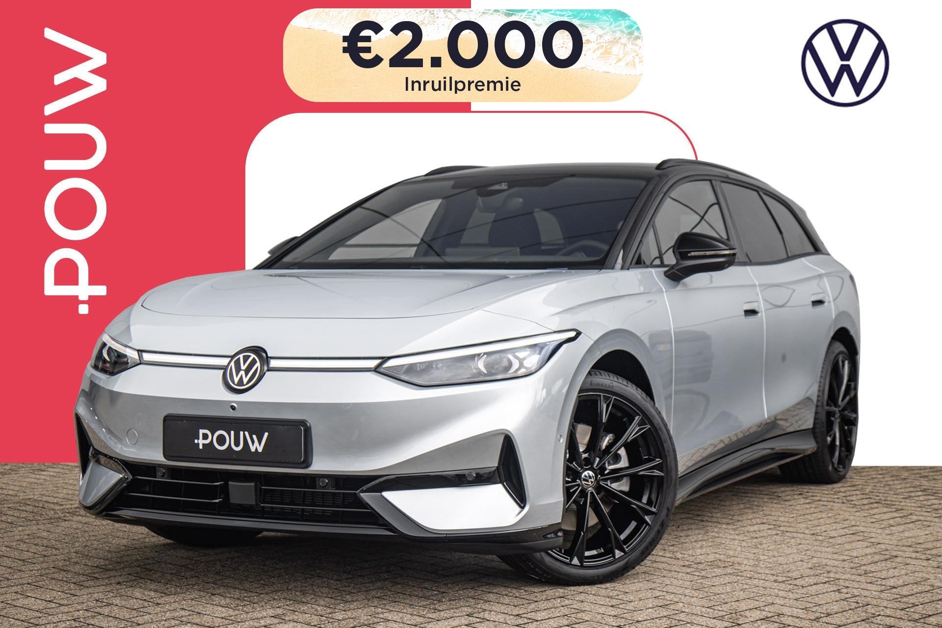 Volkswagen ID.7 Tourer 286pk Pro Limited Edition 77 kWh | Bl, Auto's, Automaat, 12 maanden, Achterwielaandrijving, Zwart
