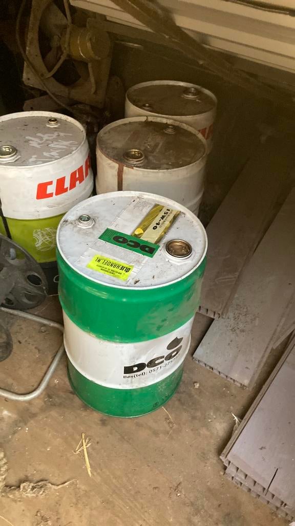Te koop olievaten brandbak, Ophalen of Verzenden, Zo goed als nieuw
