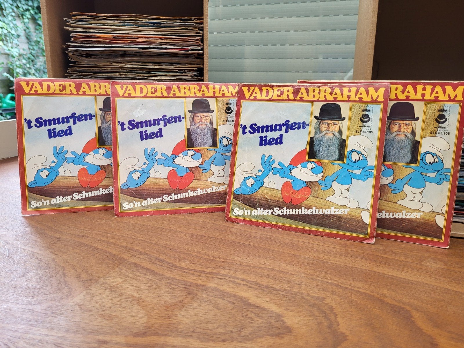 Vader Abraham- 'T Smurfenlied (4x) (a3), Cd's en Dvd's, Ophalen of Verzenden, Gebruikt, Nederlandstalig