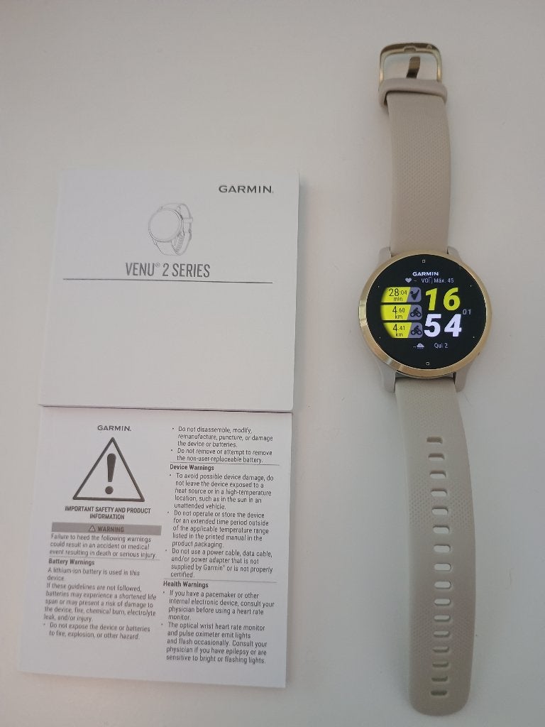 Garmin Venu 2S (bijna nieuw), Ophalen, Wit, Garmin, Zo goed als nieuw