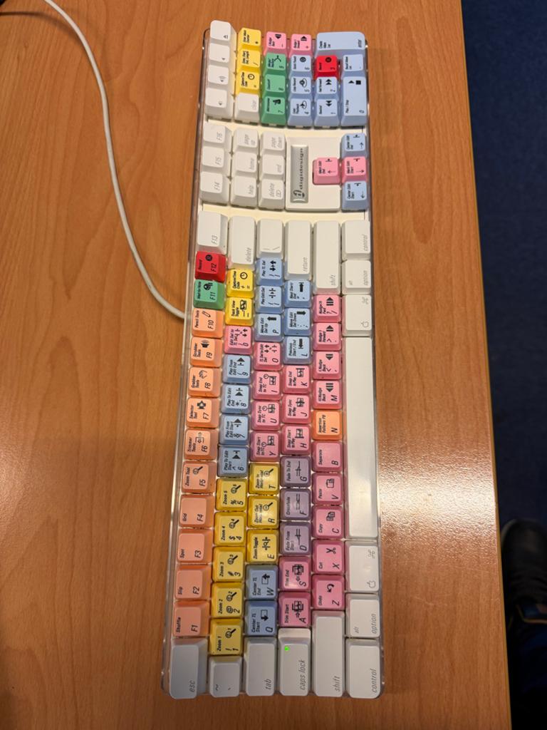 Apple LogicKeyboard met Digidesign sneltoetsen, Computers en Software, Toetsenborden, Gebruikt, Qwerty, Bedraad, Multimediatoetsen