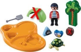 Playmobil 123 pirateneiland, Ophalen of Verzenden