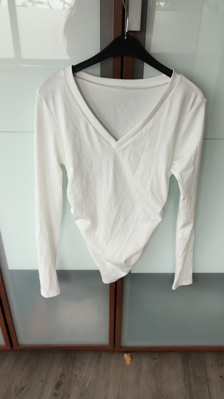 witte top, Kleding | Dames, Wit, Ophalen of Verzenden, Zo goed als nieuw, Lange mouw