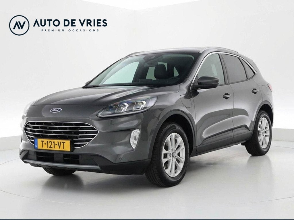 Ford Kuga 2.5 PHEV 225pk Titanium | Sportstoelen | Camera |, Gebruikt, 4 cilinders, Leder en Stof, Bedrijf