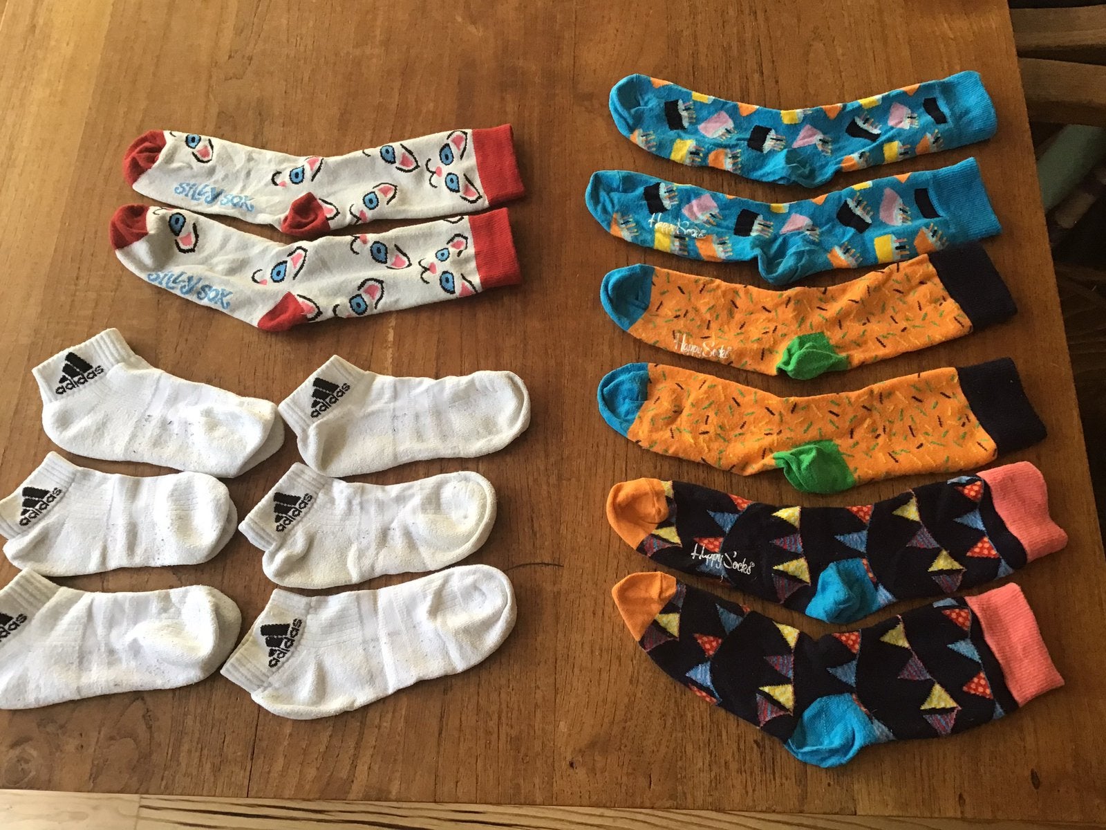 Happy Socks, Adidas, Silly socks, Kleding | Dames, Sokken en Kniesokken, Overige kleuren, Nieuw, Ophalen of Verzenden