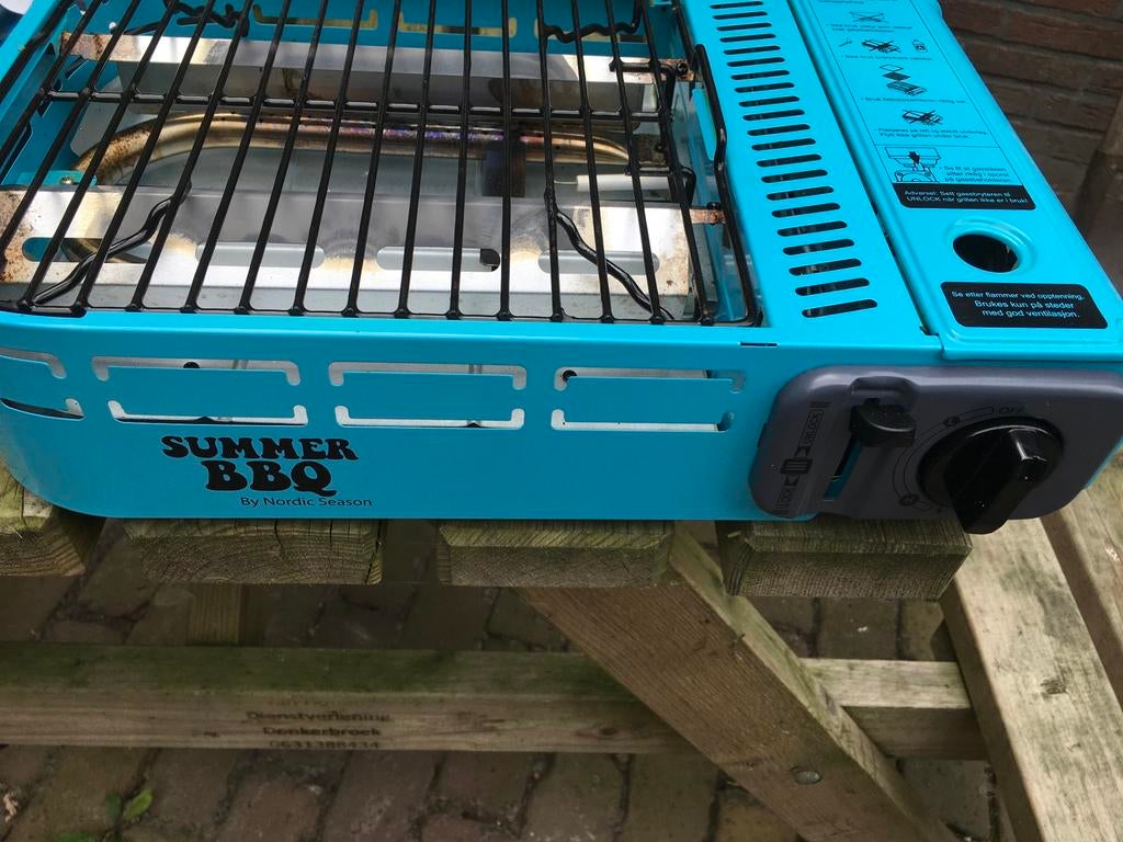 Draagbare BBQ, Ophalen of Verzenden, Zo goed als nieuw