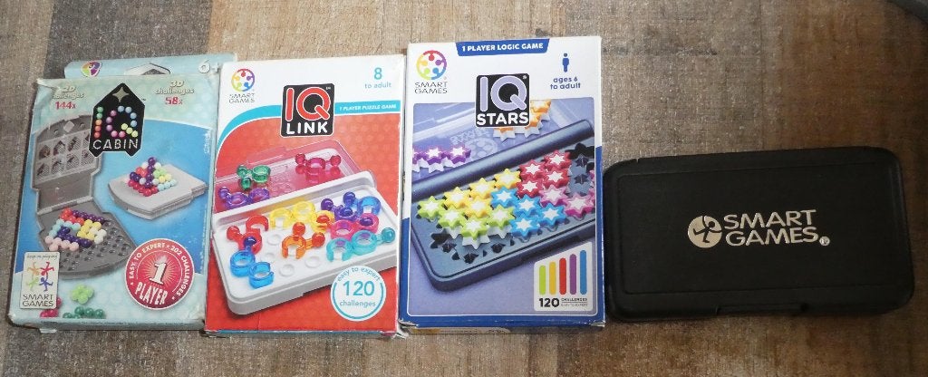 4 X SmartGames - vanaf 6 - 8 jaar. (2), Ophalen of Verzenden, Zo goed als nieuw, Puzzelen