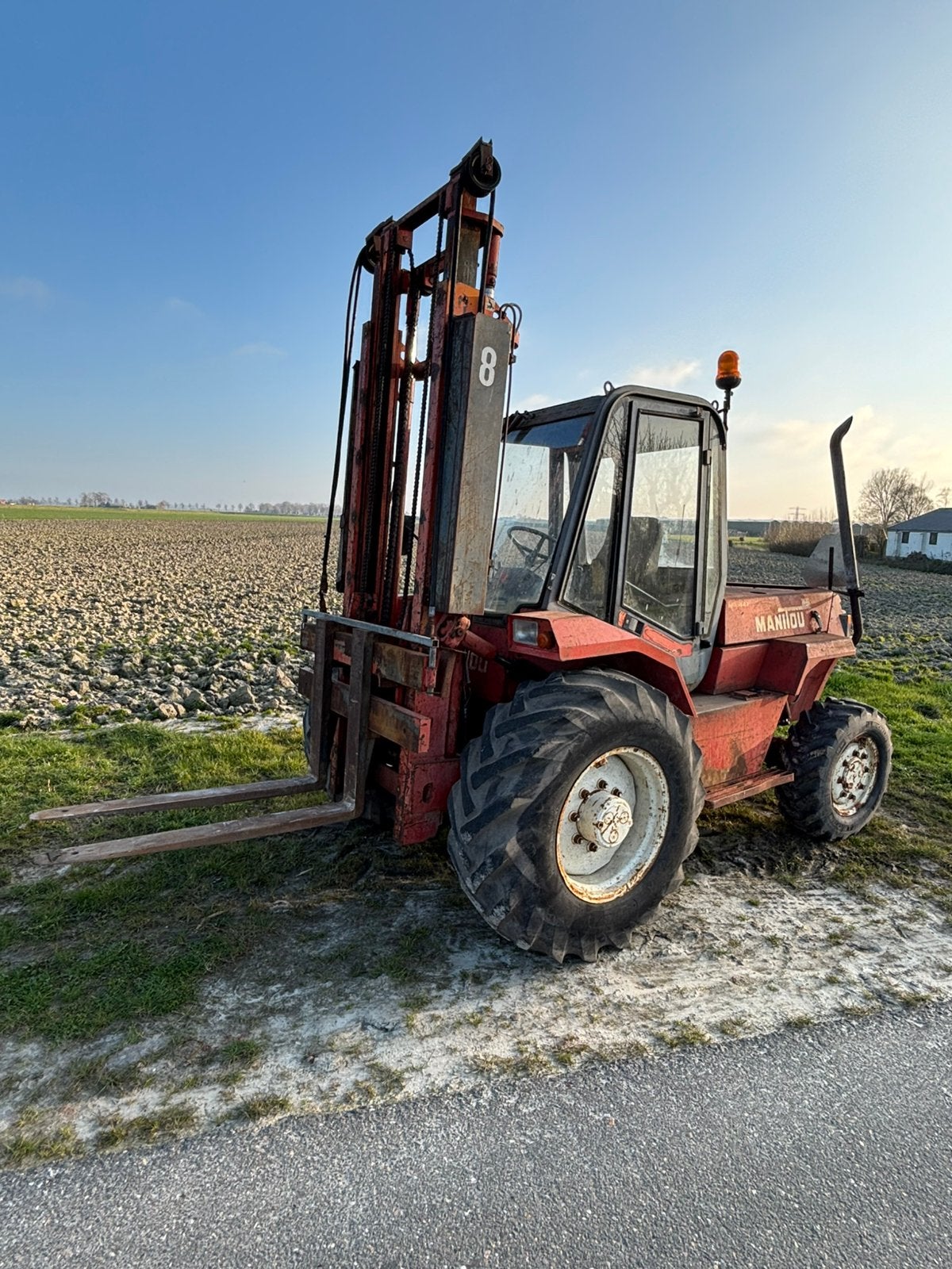 Ruwterrein heftruck Manitou M430, Ophalen, Gebruikt