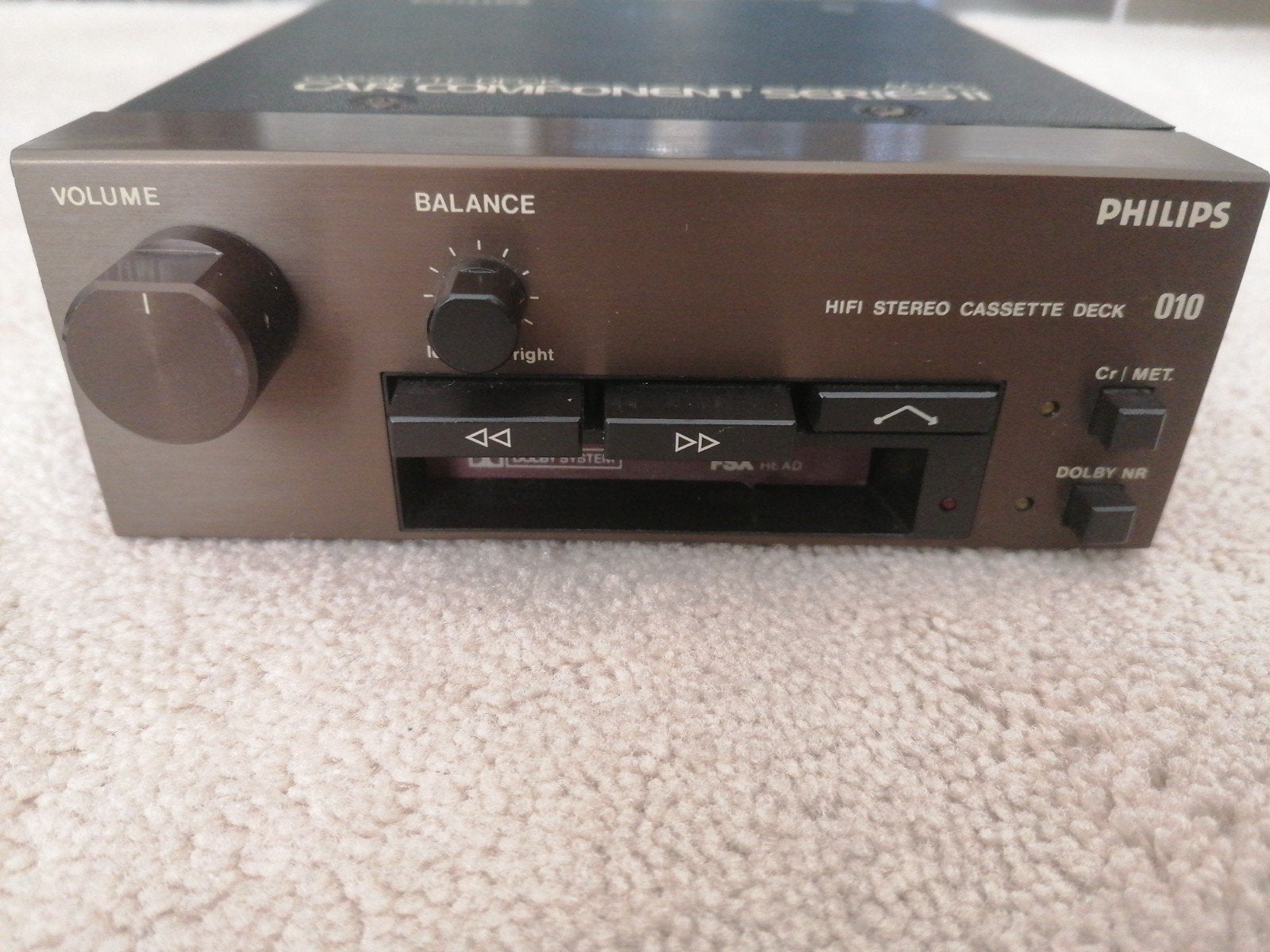 Philips cassette deck AC010, car component series II, Ophalen, Zo goed als nieuw