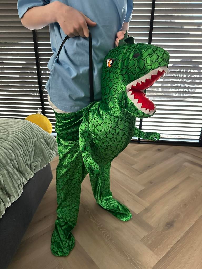 Dinosaurus pak voor kinderen, Ophalen of Verzenden, Zo goed als nieuw, 122 t/m 128, Jongen of Meisje