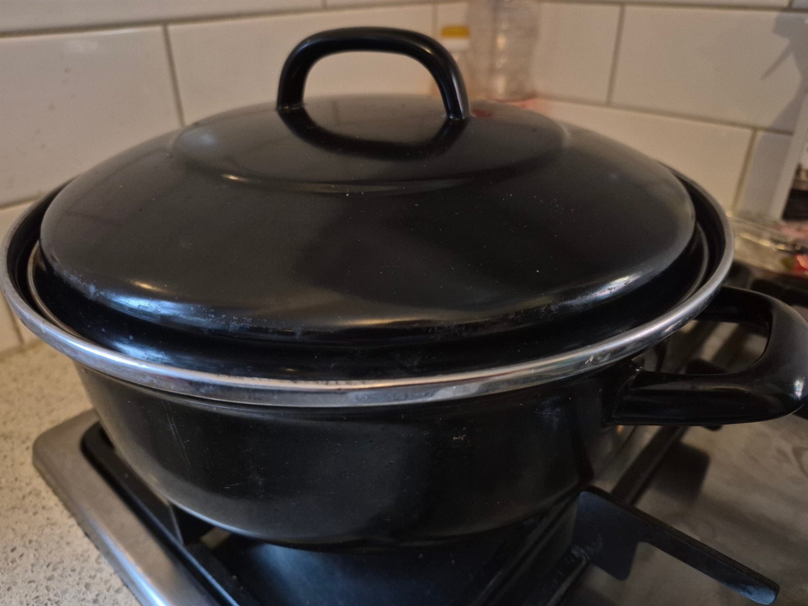 BK braadpan (28 cm doorsnede), Huis en Inrichting, Keuken | Potten en Pannen, BK, Ophalen of Verzenden, Zo goed als nieuw, Braadpan