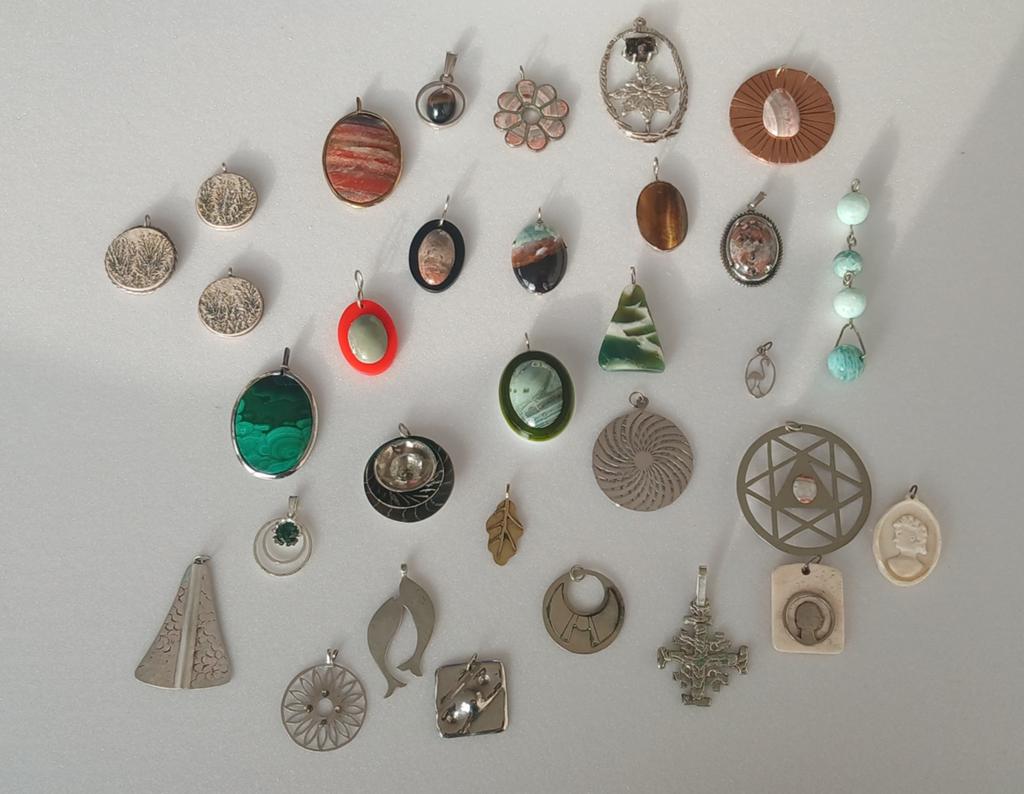 Grote collectie sieraden met edelstenen, Ophalen of Verzenden, Gebruikt