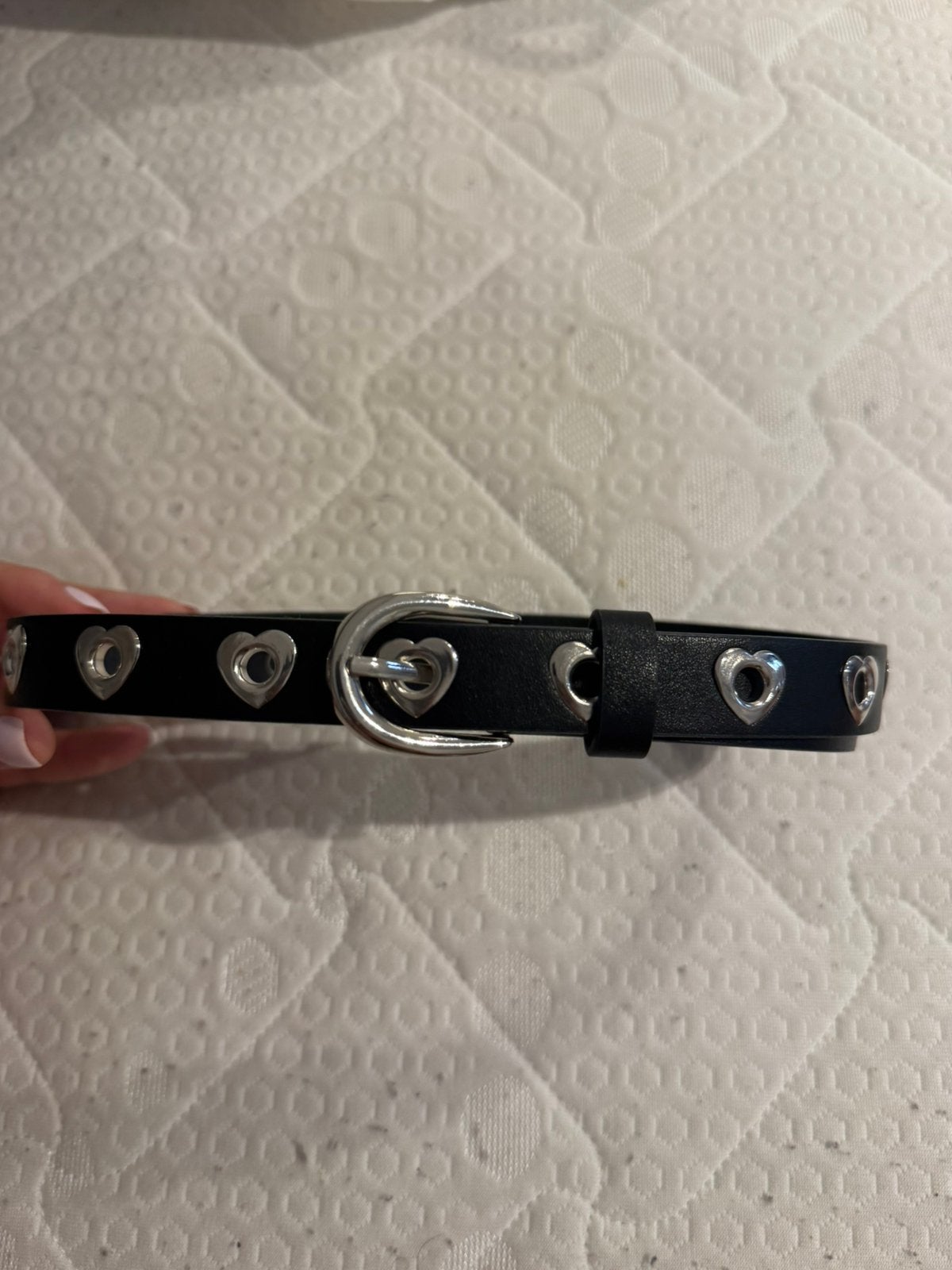 Hartjes riem, Kleding | Dames, Ophalen, Zo goed als nieuw, Zwart
