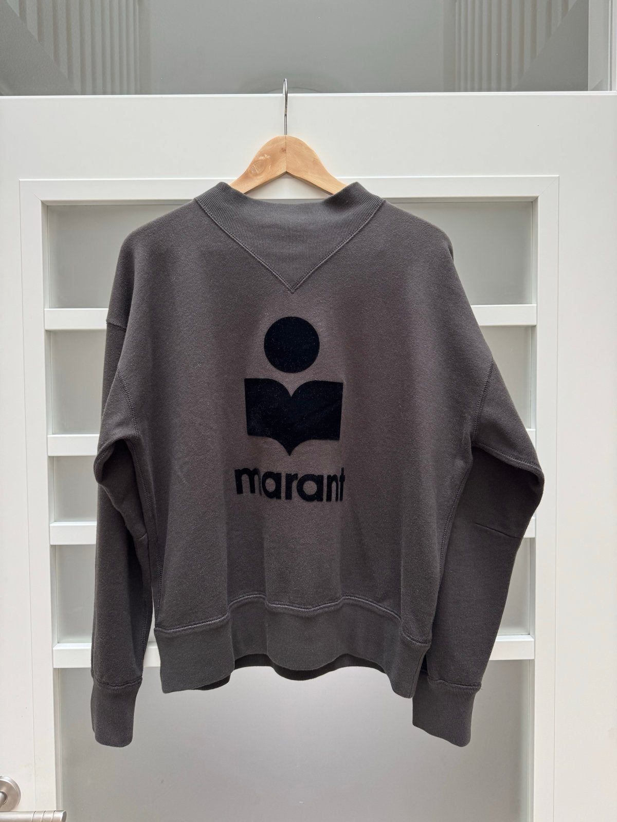 Isabel Marant Étoile Moby Sweatshirt - Maat 42 Faded Black, Ophalen of Verzenden, Nieuw, Maat 42/44 (L), Zwart