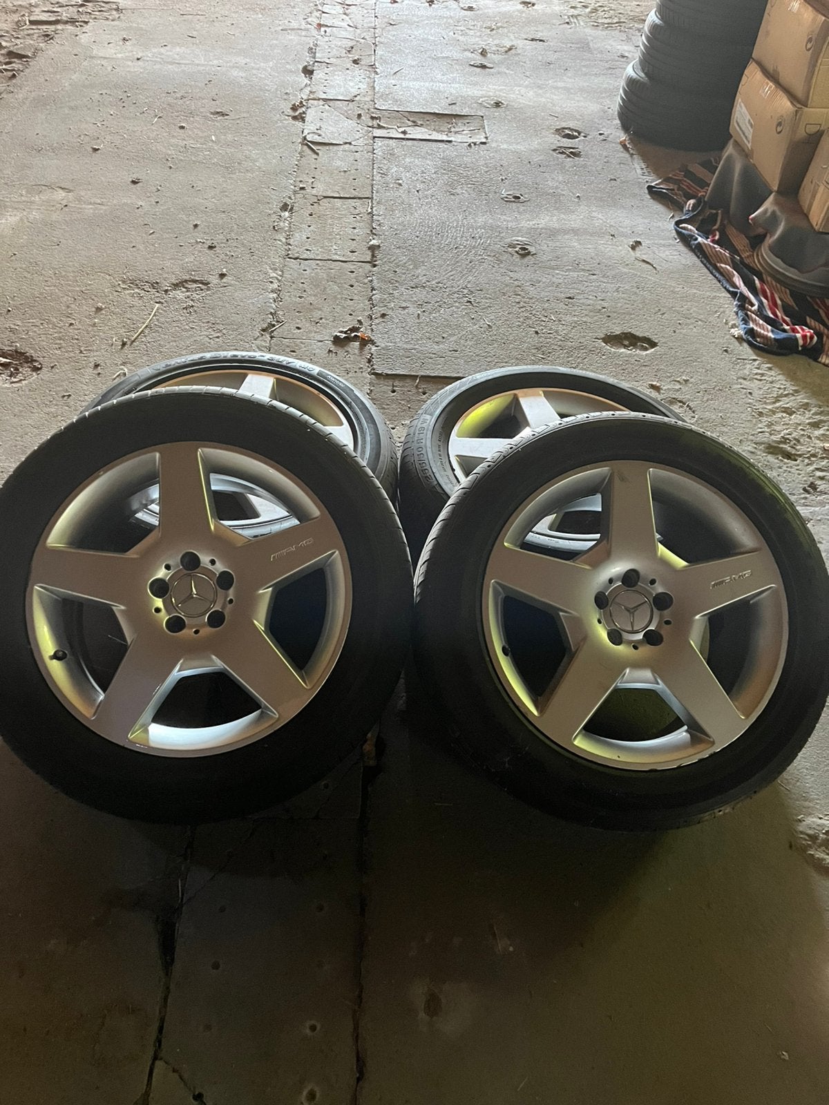19-inch AMG-velgen Mercedes-Benz W166 ML350 en GLE, Auto diversen, Wieldoppen, Ophalen, Zo goed als nieuw