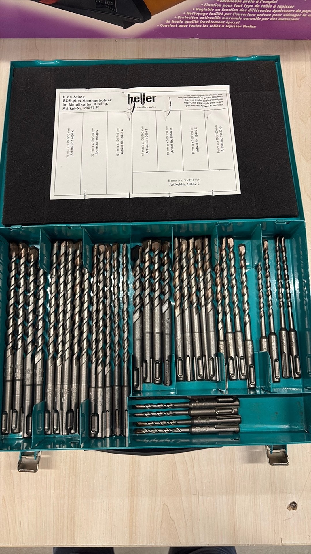 Heller SDS Plus Borenset 2-snijdes in Koffer - Nieuw, Ophalen of Verzenden, Nieuw