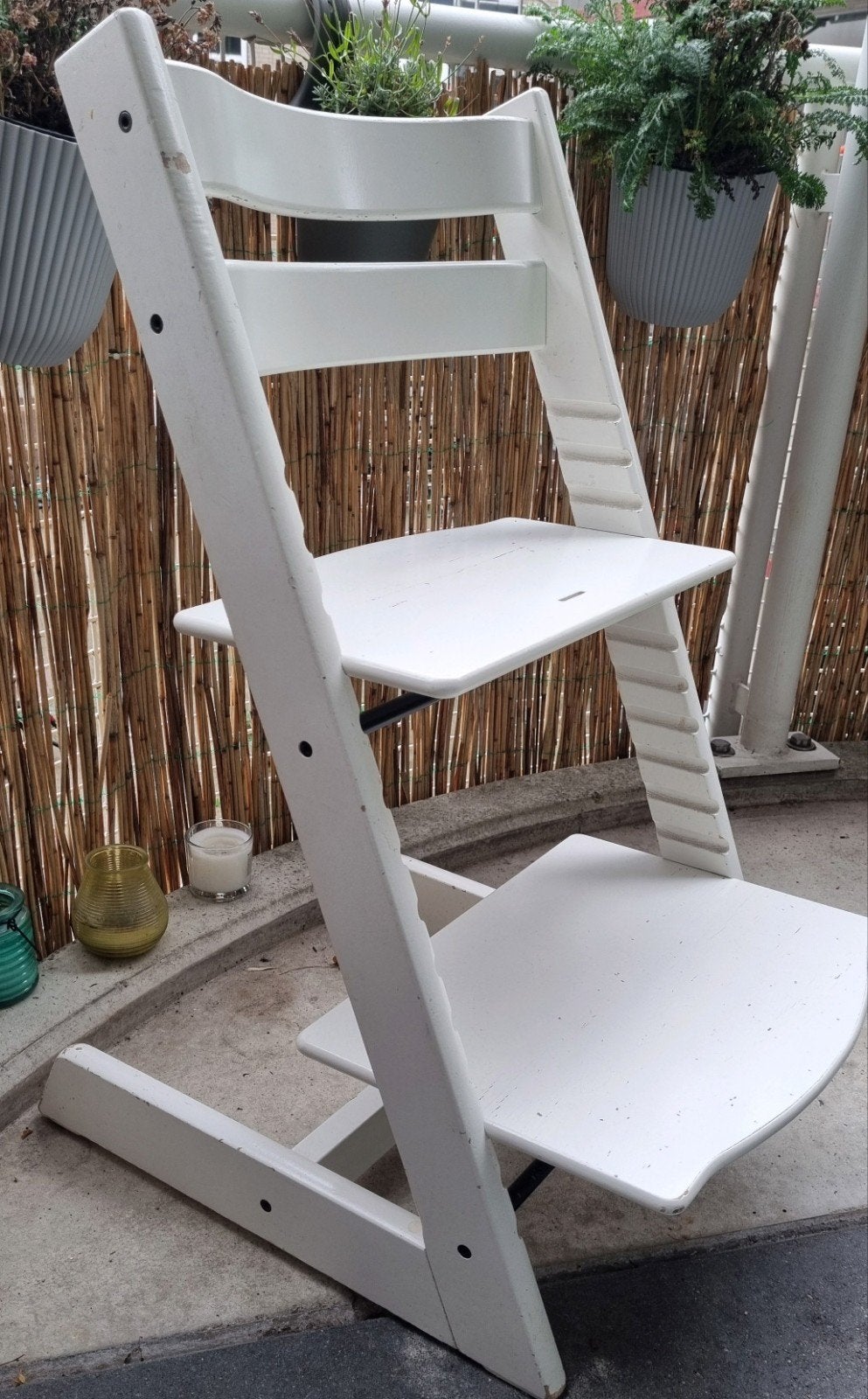 Stokke Tripp Trapp meegroeistoel - Wit, Ophalen, Gebruikt, Meegroeistoel