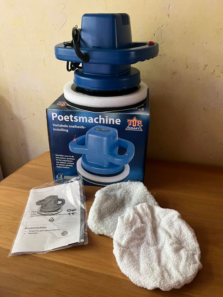 zgan: Topcraft poetsmachine/polijstmachine, Ophalen, Zo goed als nieuw